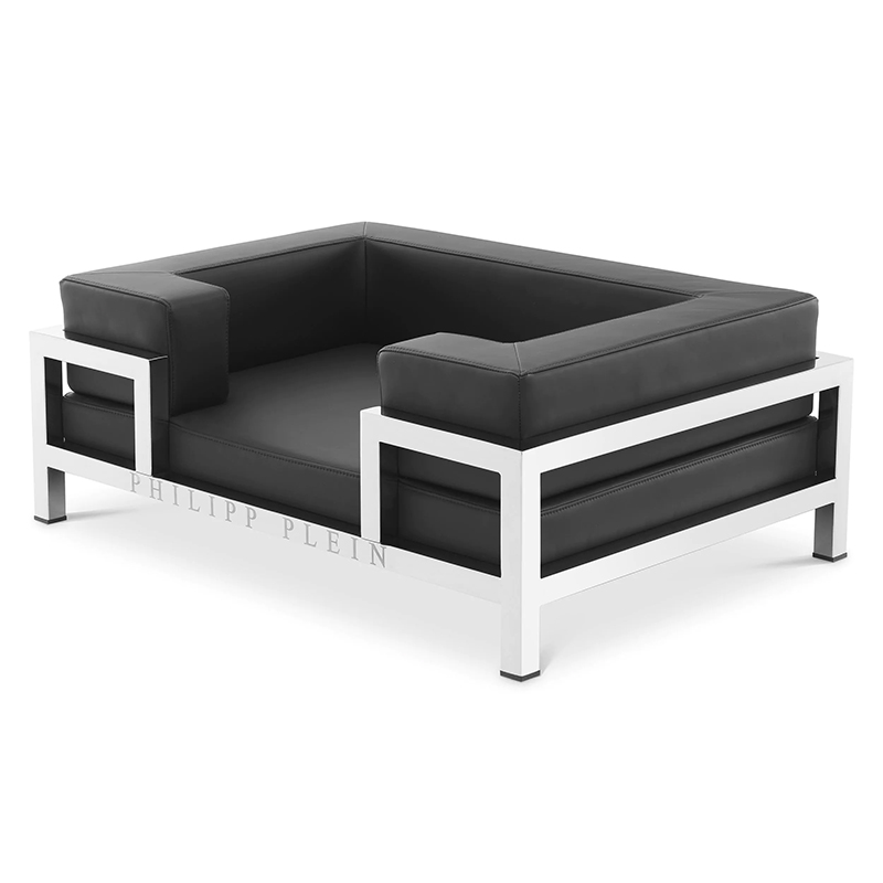 Лежанка для домашних животных Philipp Plein Dogbed High Conic L Черный Никель Лежанка для домашних животных Philipp Plein Dogbed High Conic L Черный Никель в Рязани | Loft Concept