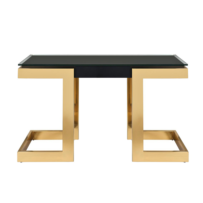 Консоль Sorrento Console Черный Золотой Консоль Sorrento Console Черный Золотой в Рязани | Loft Concept
