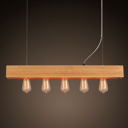 Люстра Loft Wooden Lighting Line Pendant Белый дуб Люстра Loft Wooden Lighting Line Pendant Белый дуб в Рязани | Loft Concept