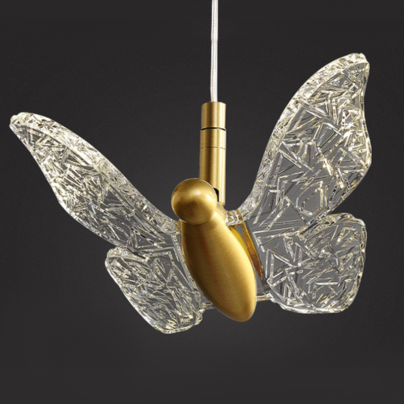 Butterfly Pendant Lamp H Прозрачный Латунь Butterfly Pendant Lamp H Прозрачный Латунь в Рязани | Loft Concept