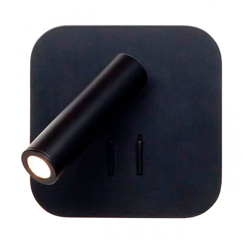Бра Chelsom WALL LED DOCK Black Square Черный Бра Chelsom WALL LED DOCK Black Square Черный в Рязани | Loft Concept