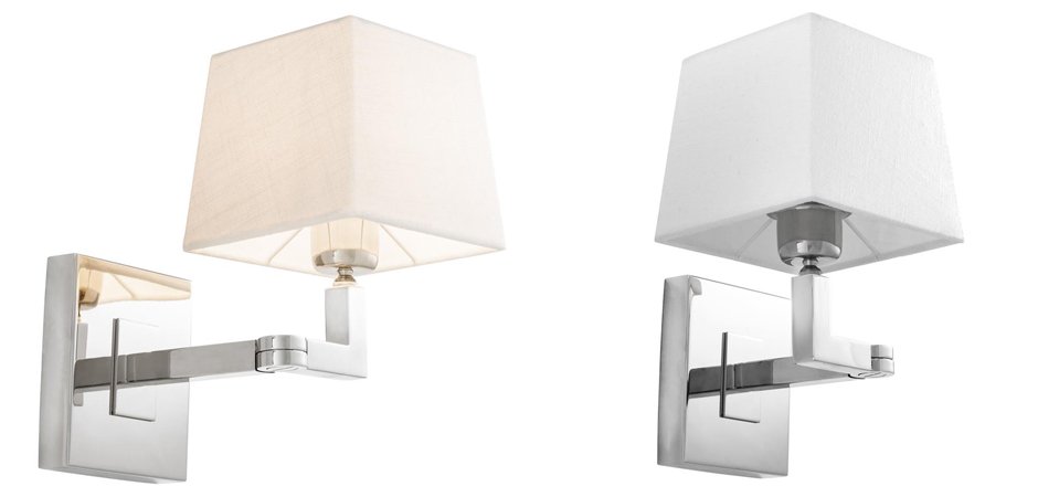 Бра Eichholtz Wall Lamp Cambell Nickel Бра Eichholtz Wall Lamp Cambell Nickel - Loft-Concept в Рязани