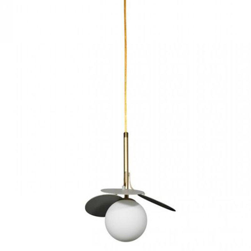 Подвесной светильник MATISSE Pendant One Grey Серый Золотой Белый Подвесной светильник MATISSE Pendant One Grey Серый Золотой Белый в Рязани | Loft Concept