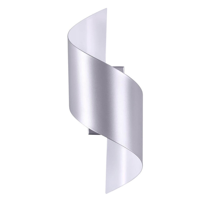 Бра Silver Locken Wall Lamp Серебряный Бра Silver Locken Wall Lamp Серебряный в Рязани | Loft Concept