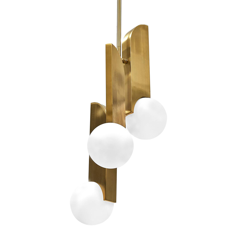 Подвесной светильник Harvir Hanging Lamp Золотой Белый Подвесной светильник Harvir Hanging Lamp Золотой Белый в Рязани | Loft Concept