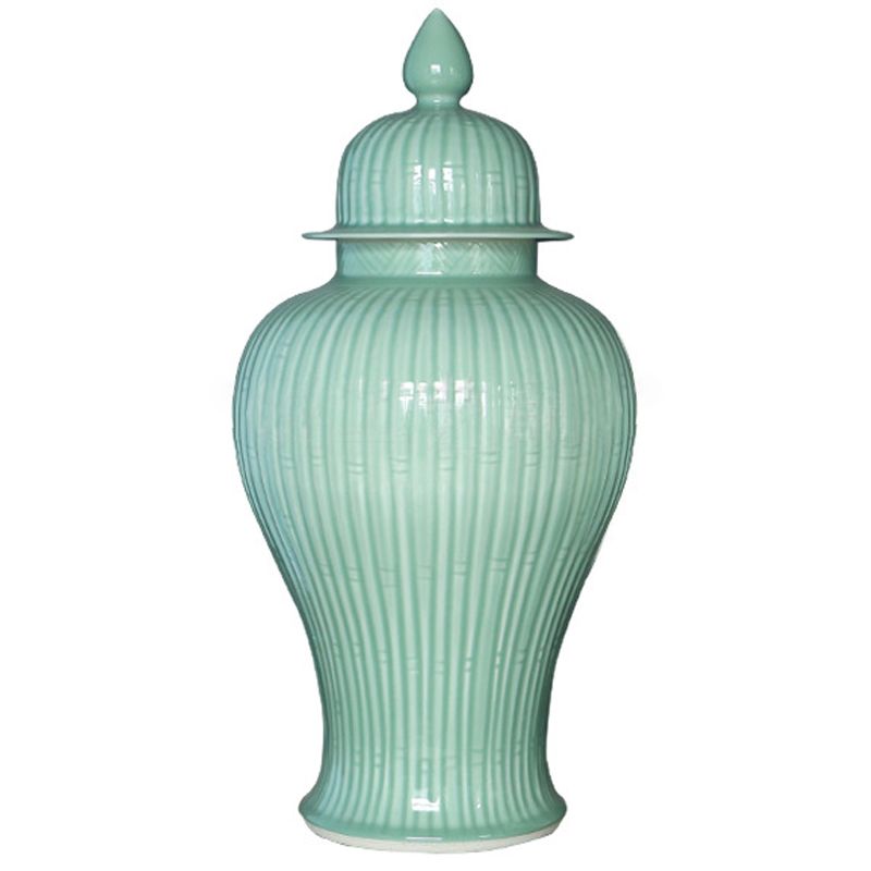 Ваза с крышкой Fresh Mint Vase Бирюзовый Ваза с крышкой Fresh Mint Vase Бирюзовый в Рязани | Loft Concept