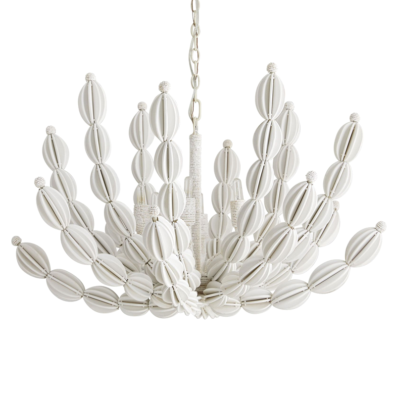 Люстра Arteriors INDI CHANDELIER Белый Люстра Arteriors INDI CHANDELIER Белый в Рязани | Loft Concept