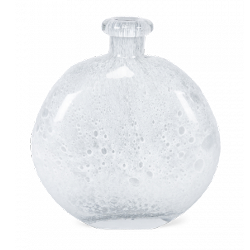 Ваза Air Bubbles Vase glass h31 Белый Ваза Air Bubbles Vase glass h31 Белый в Рязани | Loft Concept