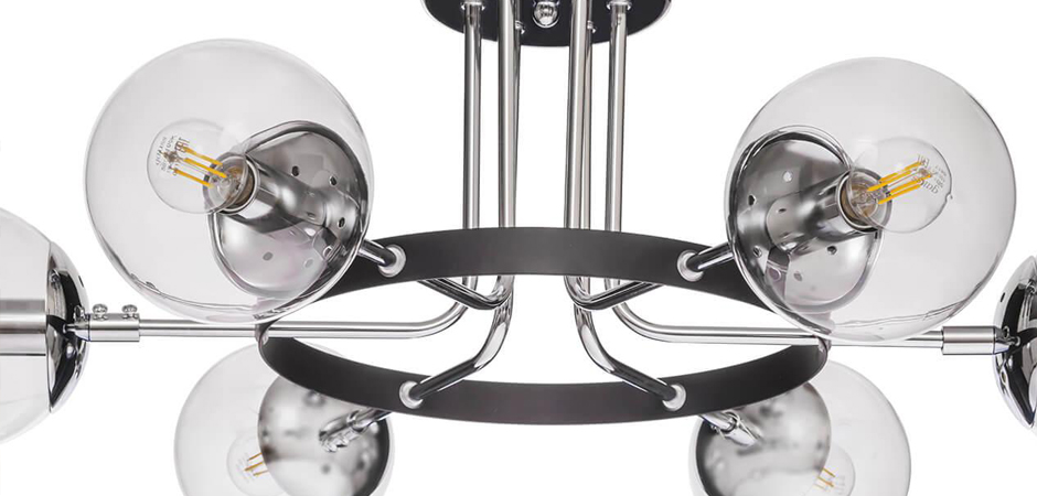 Потолочный светильник Transparent Balls Loft Ceiling Потолочный светильник Transparent Balls Loft Ceiling - Loft-Concept в Рязани