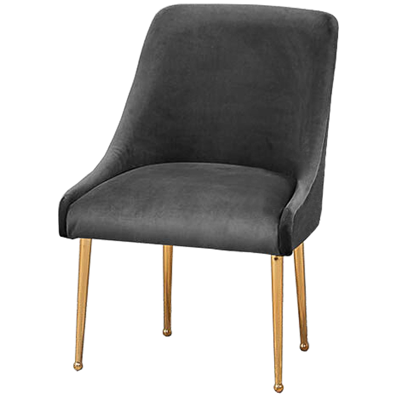Стул Gormal Stool grey Серый Золотой Стул Gormal Stool grey Серый Золотой в Рязани | Loft Concept