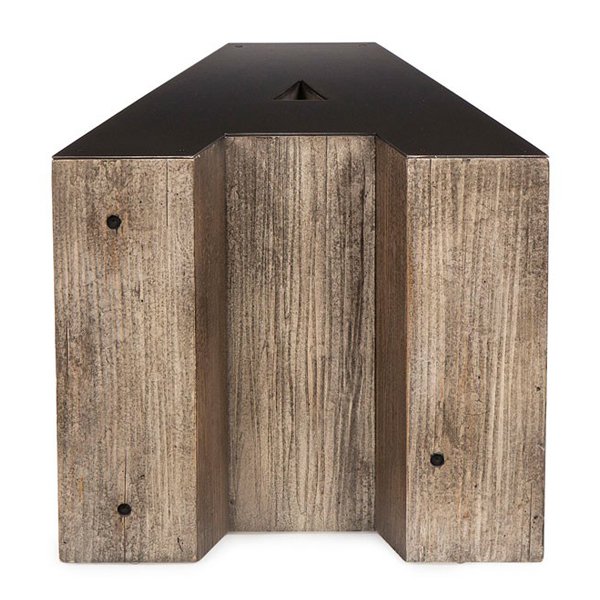 Столик Wooden Alphabet A Side Table Графит Коричневый Столик Wooden Alphabet A Side Table Графит Коричневый в Рязани | Loft Concept