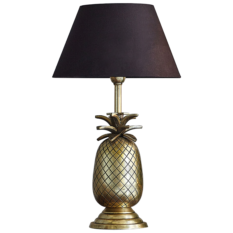 Настольная лампа Pineapple Lampshade Table Lamp Черный Латунь Настольная лампа Pineapple Lampshade Table Lamp Черный Латунь в Рязани | Loft Concept