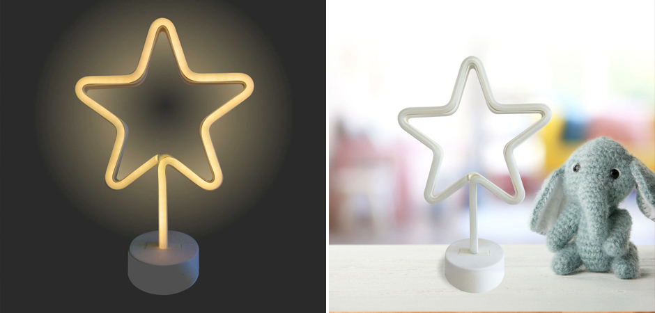 Неоновая настольная лампа Night Star - Loft-Concept в Рязани