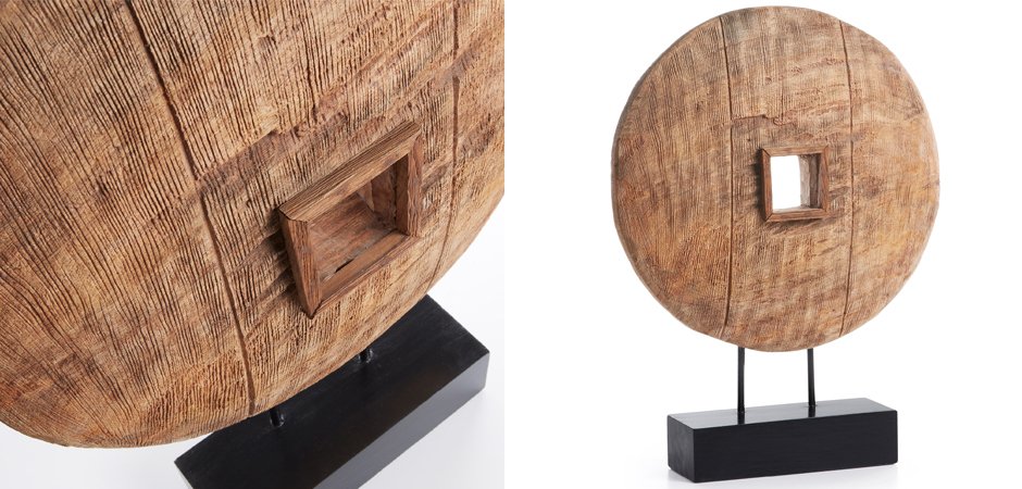 Колесо на подставке Wooden Wheel Колесо на подставке Wooden Wheel - Loft-Concept в Рязани