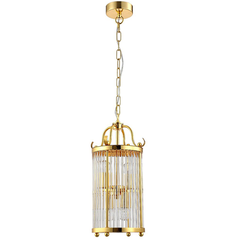 Подвесной светильник Gorden Gold Hanging Lamp Золотой Прозрачное Стекло Подвесной светильник Gorden Gold Hanging Lamp Золотой Прозрачное Стекло в Рязани | Loft Concept