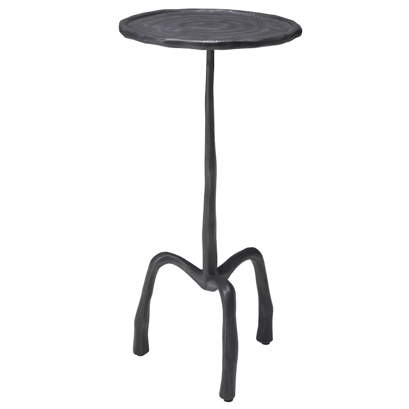 Приставной стол Eichholtz Side Table Kubu L Темная бронза Черный Приставной стол Eichholtz Side Table Kubu L Темная бронза Черный в Рязани | Loft Concept