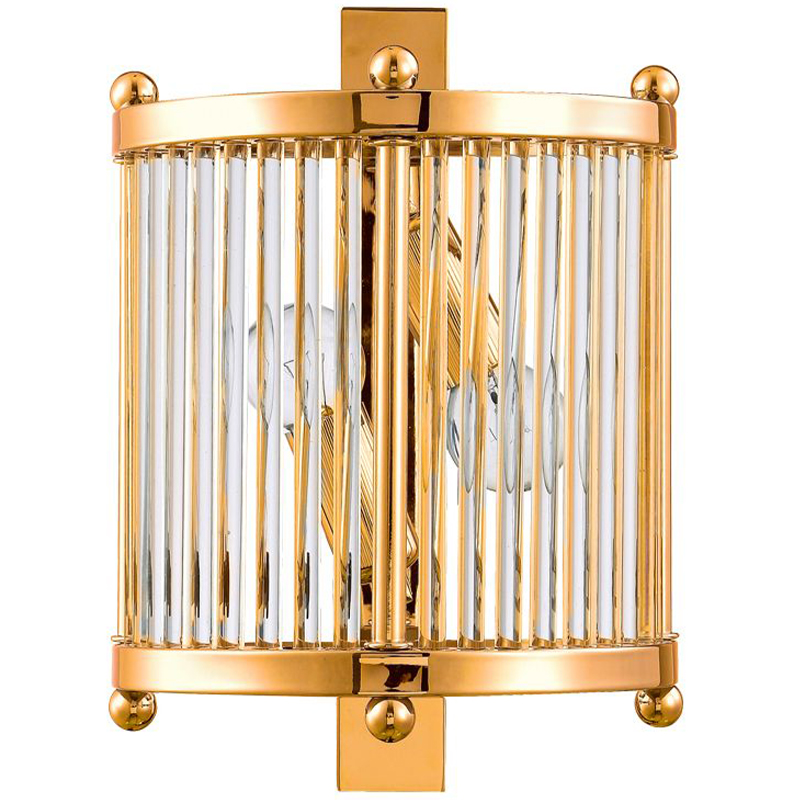 Бра Gorden Gold Sconce Золотой Прозрачное Стекло Бра Gorden Gold Sconce Золотой Прозрачное Стекло в Рязани | Loft Concept