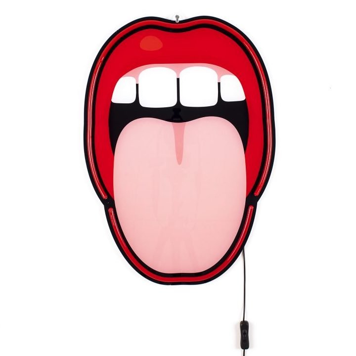 Бра Seletti Led Lamp Tongue Красный Бра Seletti Led Lamp Tongue Красный в Рязани | Loft Concept