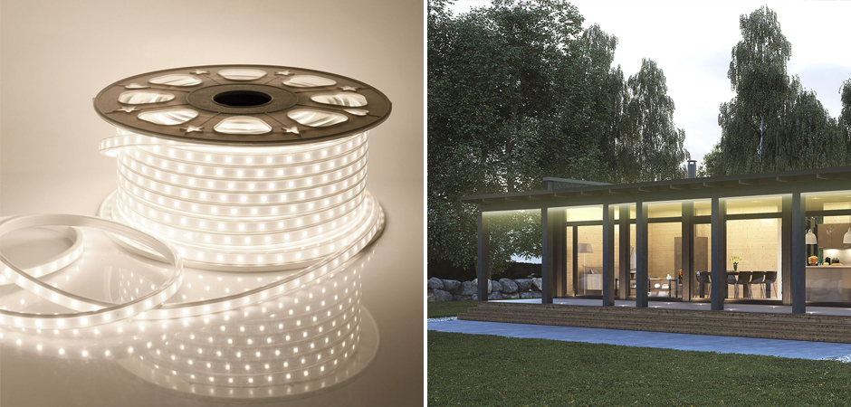 Комплект светодиодной ленты 6W/m 60LED/m 2835SMD теплый белый 5M Комплект светодиодной ленты 6W/m 60LED/m 2835SMD теплый белый 5M - Loft-Concept в Рязани