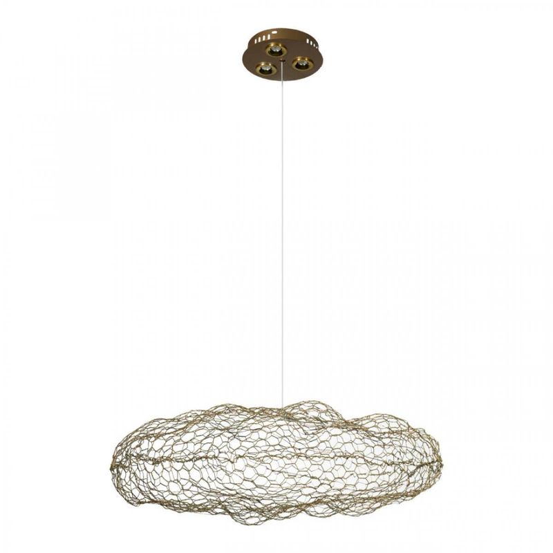 Светодиодная Люстра Золотая Сеть LED Cloud Gold Золотой Светодиодная Люстра Золотая Сеть LED Cloud Gold Золотой в Рязани | Loft Concept