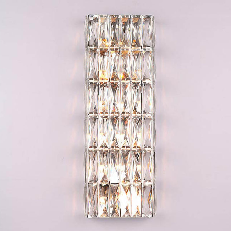 Бра Crystal Regena Chrome Wall Lamp 12 Хром Прозрачный (Transparent) Бра Crystal Regena Chrome Wall Lamp 12 Хром Прозрачный (Transparent) в Рязани | Loft Concept