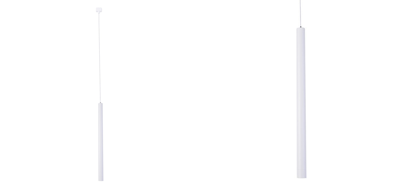 Магнитный подвесной светильник с линейным плафоном Magsus White - фото