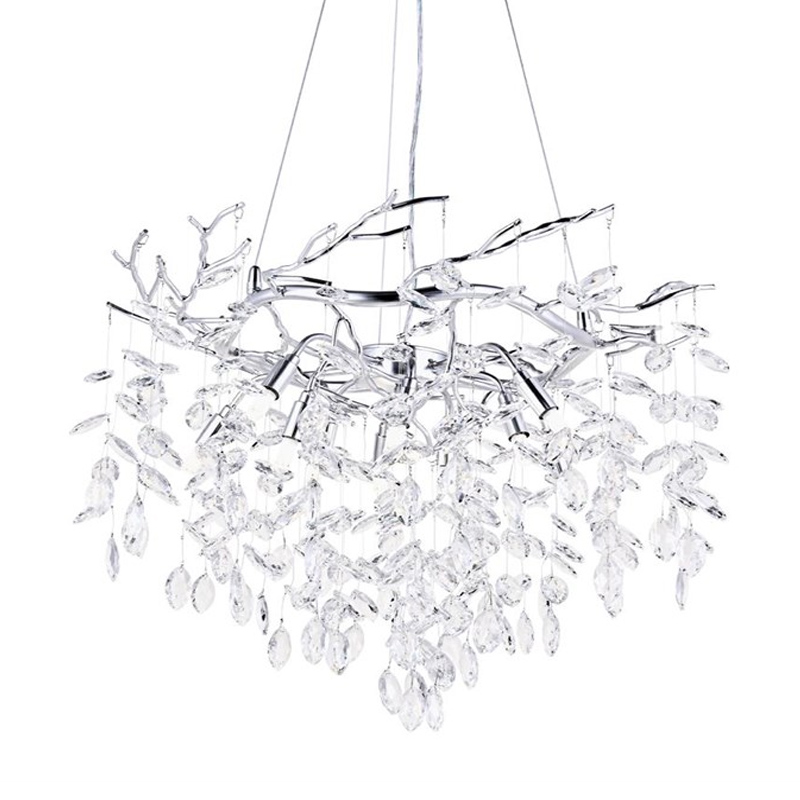Люстра Floes Silver Хрустальная Серебряный Люстра Floes Silver Хрустальная Серебряный в Рязани | Loft Concept