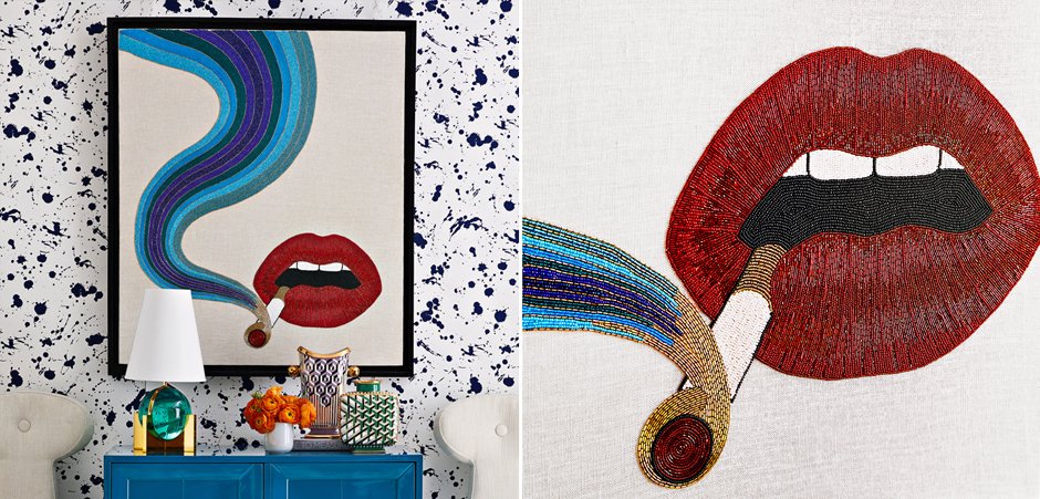 Smolder Beaded Wall Art панно из бисера Smolder Beaded Wall Art панно из бисера - Loft-Concept в Рязани