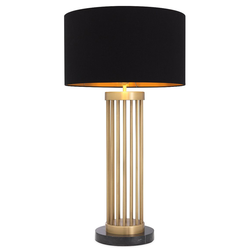 Настольная лампа Eichholtz Table Lamp Condo Черный Латунь Античная полированная Черный Мрамор Nero Настольная лампа Eichholtz Table Lamp Condo Черный Латунь Античная полированная Черный Мрамор Nero в Рязани | Loft Concept