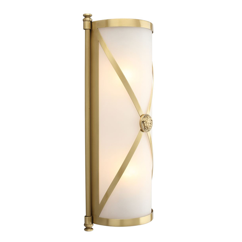 Бра Ulrico Sconce Белый Латунь Бра Ulrico Sconce Белый Латунь в Рязани | Loft Concept