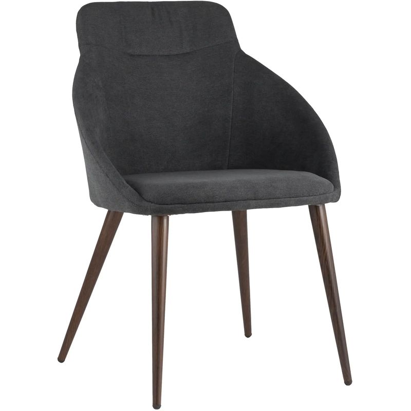 Стул Queenie Chair Серый Цвет Серый Коричневый Стул Queenie Chair Серый Цвет Серый Коричневый в Рязани | Loft Concept