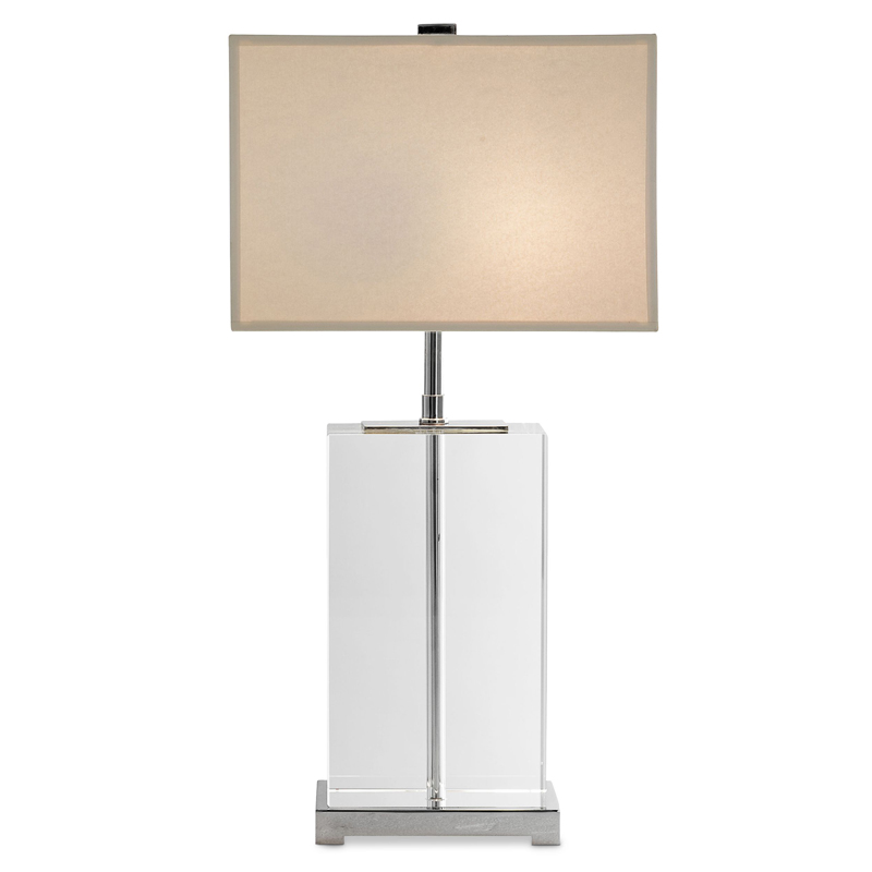 Настольная лампа Eichholtz Table Lamp Bridgefield Прозрачный Белый Настольная лампа Eichholtz Table Lamp Bridgefield Прозрачный Белый в Рязани | Loft Concept