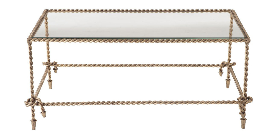 Кофейный стол Golden pigtail Кофейный стол Golden pigtail - Loft-Concept в Рязани