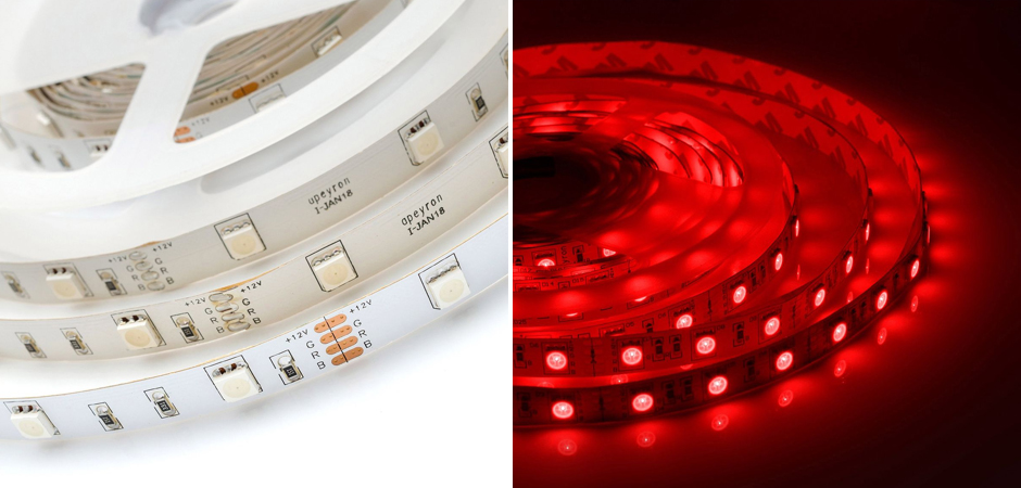 Светодиодная лента 7,2W/m 30LED/m 5050SMD разноцветная 3M - Loft-Concept в Рязани