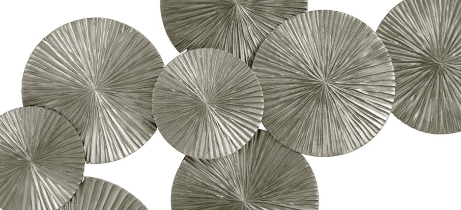Арт-объект Apollo Silver Wall Plaque Disc Арт-объект Apollo Silver Wall Plaque Disc - Loft-Concept в Рязани