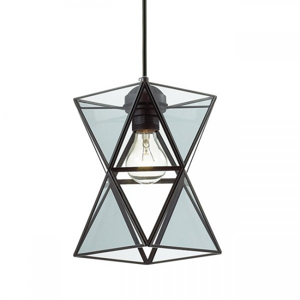 Подвесной светильник PolyPyramid Glass Pendant Прозрачный Подвесной светильник PolyPyramid Glass Pendant Прозрачный в Рязани | Loft Concept