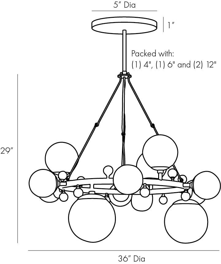 Люстра Arteriors TROON ROUND CHANDELIER Люстра Arteriors TROON ROUND CHANDELIER в Рязани