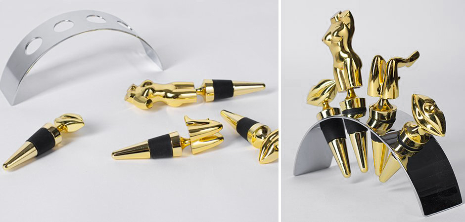 Набор пробок для бутылок ACOLYTE WINE STOPPER - Loft-Concept в Рязани