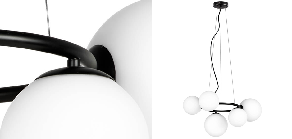 Люстра Bubbles on Ring Chandelier Black Люстра Bubbles on Ring Chandelier Black - Loft-Concept в Рязани