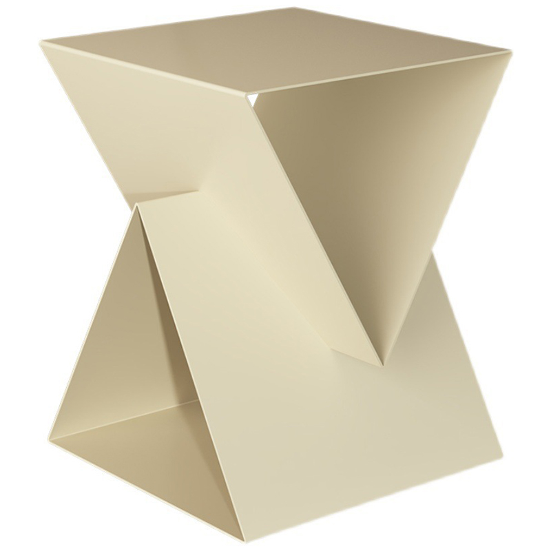 Приставной стол Two Triangles Beige Side Table Бежевый в Рязани | Loft Concept 