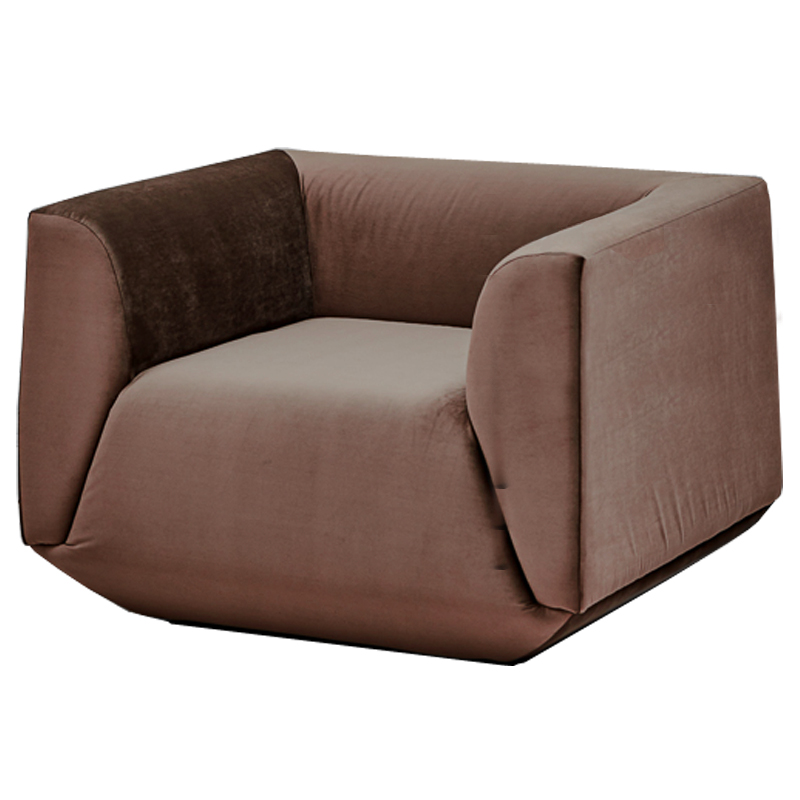 Armchair Cube Brown Большое Кресло Куб Коричневый Armchair Cube Brown Большое Кресло Куб Коричневый в Рязани | Loft Concept