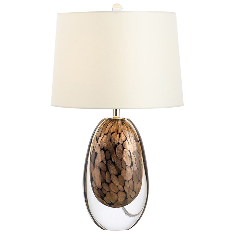 Настольная Crystal Table Lamp Brown Glass Прозрачное Стекло Бежевый Коричневый Настольная Crystal Table Lamp Brown Glass Прозрачное Стекло Бежевый Коричневый в Рязани | Loft Concept