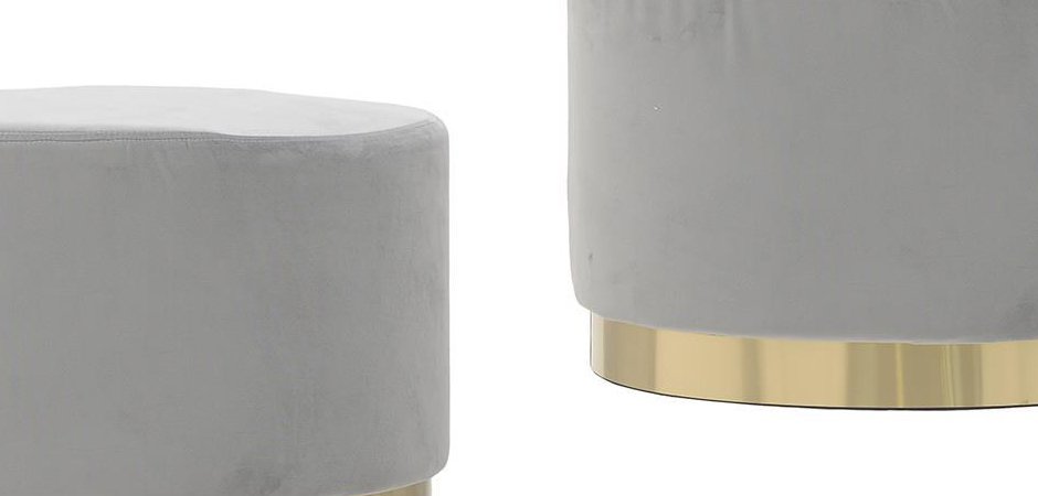 Пуф Golden Belt Gray Pastel Пуф Golden Belt Gray Pastel - Loft-Concept в Рязани