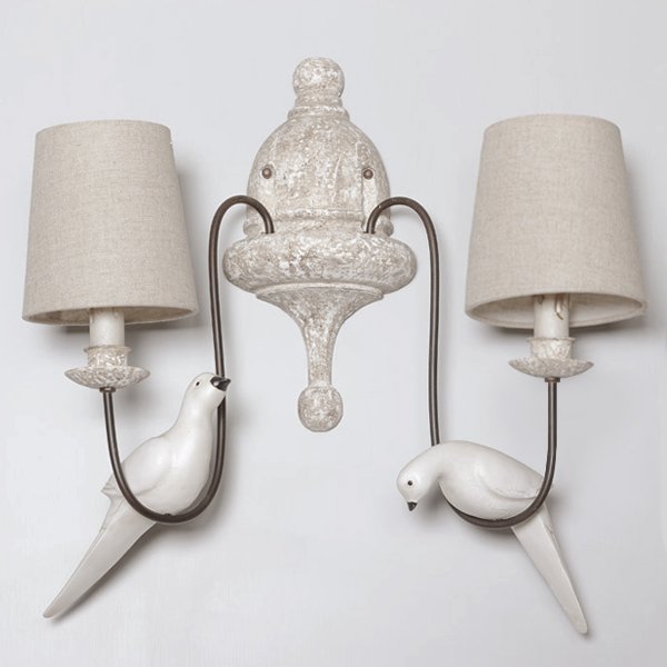Бра Norman Bird Wall Lamp double ivory ( слоновая кость ) Бра Norman Bird Wall Lamp double ivory ( слоновая кость ) в Рязани | Loft Concept