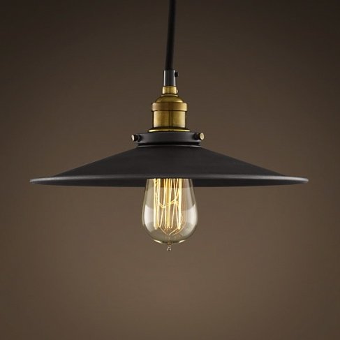 Подвесной светильник Loft Cone Pendant 30 Черный Подвесной светильник Loft Cone Pendant 30 Черный в Рязани | Loft Concept
