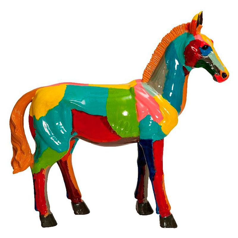 Фигурка керамика лошадь разноцветная Colored Horse Мульти Фигурка керамика лошадь разноцветная Colored Horse Мульти в Рязани | Loft Concept
