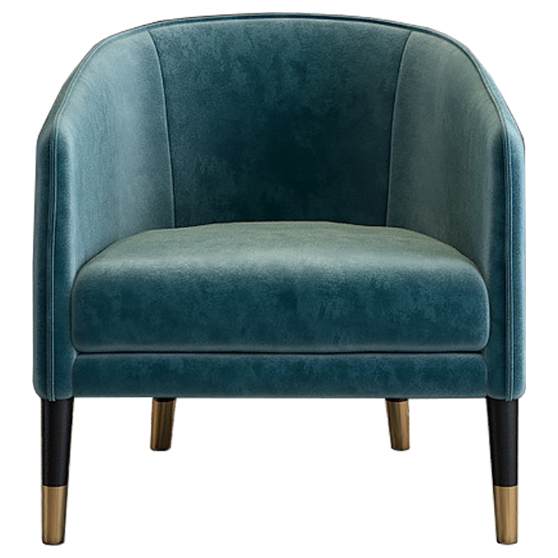 Кресло Elliott Chair Бирюзовый Черный Кресло Elliott Chair Бирюзовый Черный в Рязани | Loft Concept