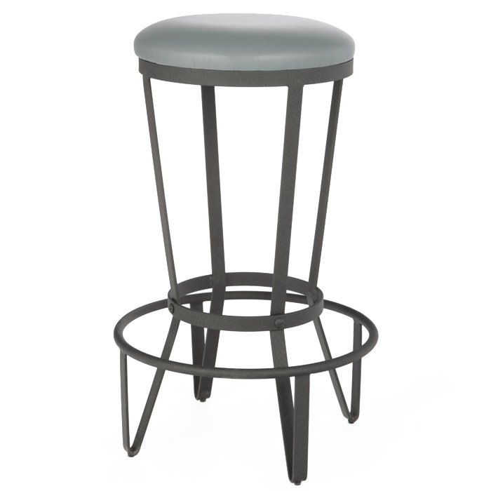 Барный стул Loft Gray Spider Серый Черный матовый Барный стул Loft Gray Spider Серый Черный матовый в Рязани | Loft Concept