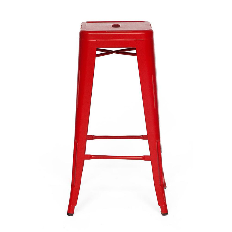 Барный стул Tolix red metal Красный Барный стул Tolix red metal Красный в Рязани | Loft Concept