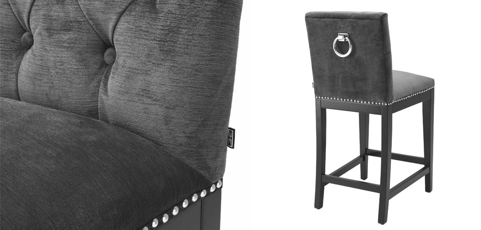 Полубарный стул Eichholtz Counter Stool Domino Полубарный стул Eichholtz Counter Stool Domino - Loft-Concept в Рязани